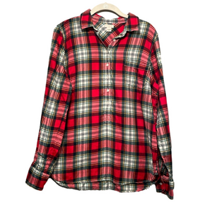 J CREW FLANNEL SHIRT SIZE M